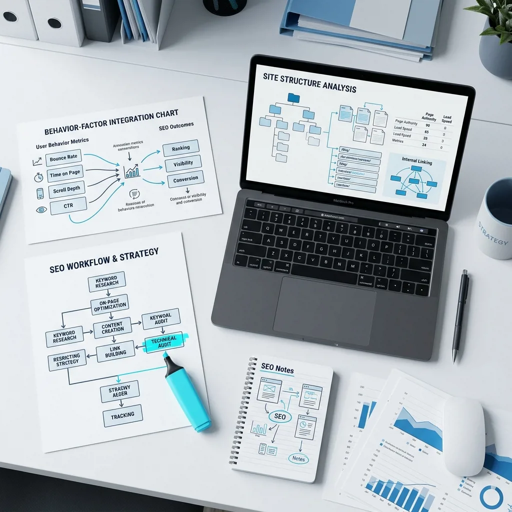 Комплексная SEO-стратегия с интеграцией поведенческих факторов